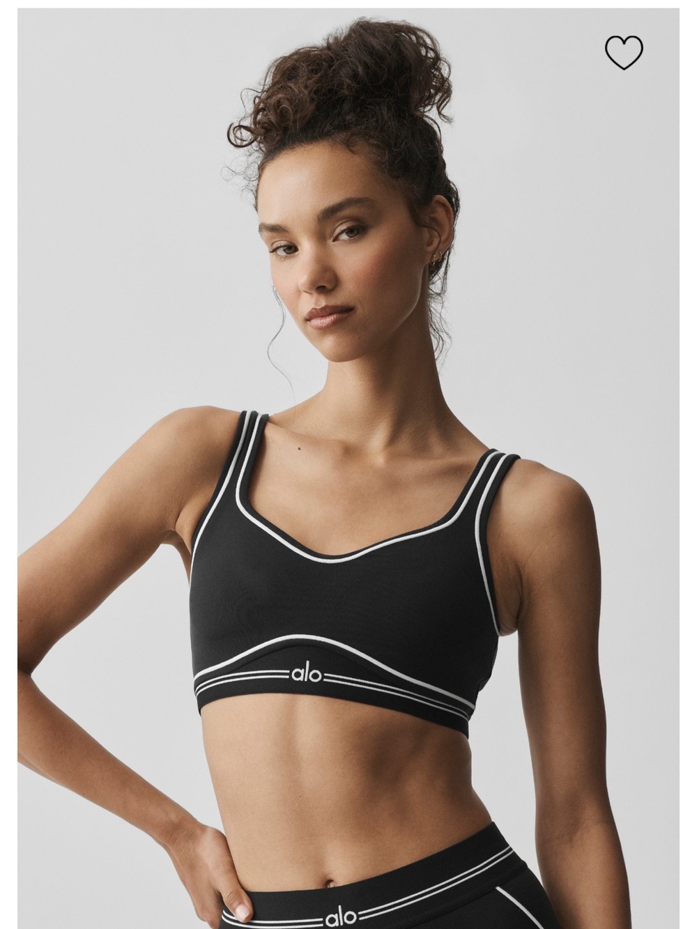 ALO Yoga AirBrush Heart Throb Bra